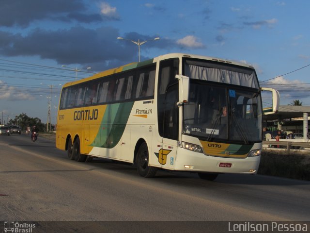 Empresa Gontijo de Transportes 12170 na cidade de Caruaru, Pernambuco, Brasil, por Lenilson da Silva Pessoa. ID da foto: 5754685.