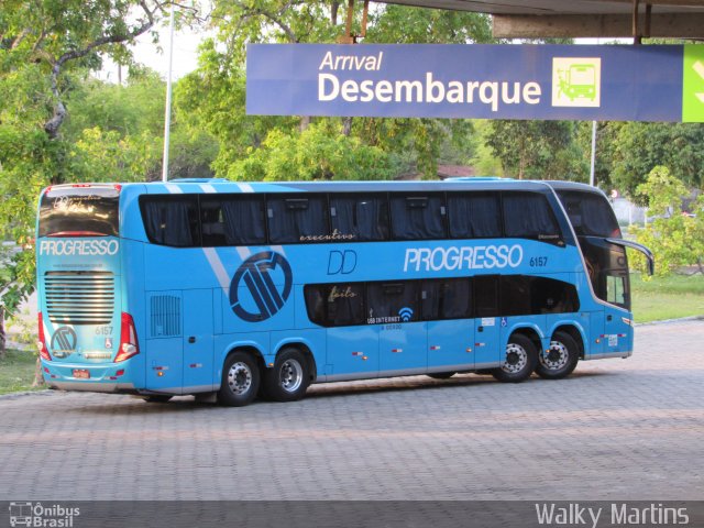 Auto Viação Progresso 6157 na cidade de João Pessoa, Paraíba, Brasil, por Walky Martins Nascimento. ID da foto: 5757727.