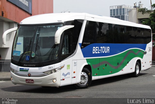 Bel-Tour Transportes e Turismo 341 na cidade de Rio de Janeiro, Rio de Janeiro, Brasil, por Lucas Lima. Número da foto: #5757939.