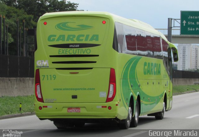 Viação Garcia 7119 na cidade de São José dos Campos, São Paulo, Brasil, por George Miranda. Número da foto: #5757858.