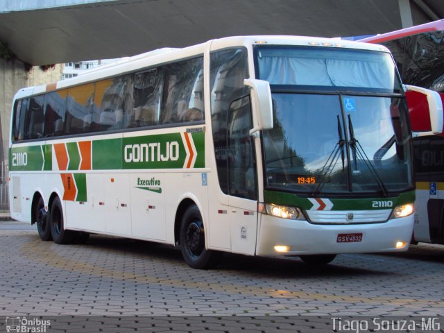 Empresa Gontijo de Transportes 21110 na cidade de Belo Horizonte, Minas Gerais, Brasil, por Tiago Wenceslau de Souza. ID da foto: 5756325.