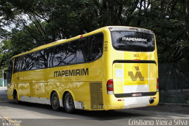 Viação Itapemirim 5813 na cidade de São Paulo, São Paulo, Brasil, por Cristiano Vieira Silva. ID da foto: 5757113.