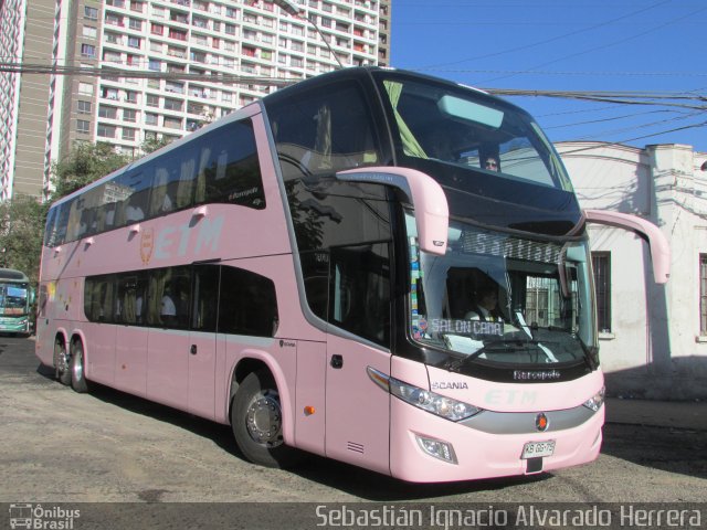 ETM - Empresa de Transporte Maullín 181 na cidade de Santiago, Santiago, Metropolitana de Santiago, Chile, por Sebastián Ignacio Alvarado Herrera. ID da foto: 5759323.