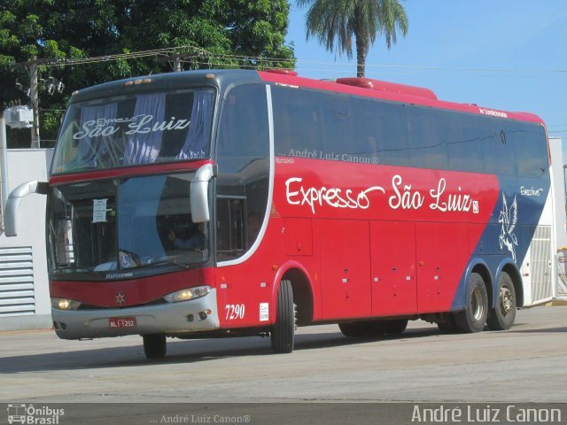 Expresso São Luiz 7290 na cidade de Goiânia, Goiás, Brasil, por André Luiz Canon. ID da foto: 5759365.