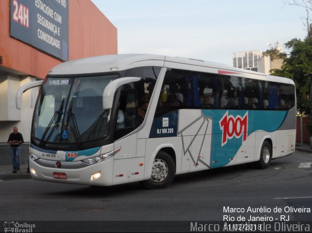 Auto Viação 1001 RJ 108.322 na cidade de Rio de Janeiro, Rio de Janeiro, Brasil, por Marco Aurélio de Oliveira. Número da foto: #5759165.