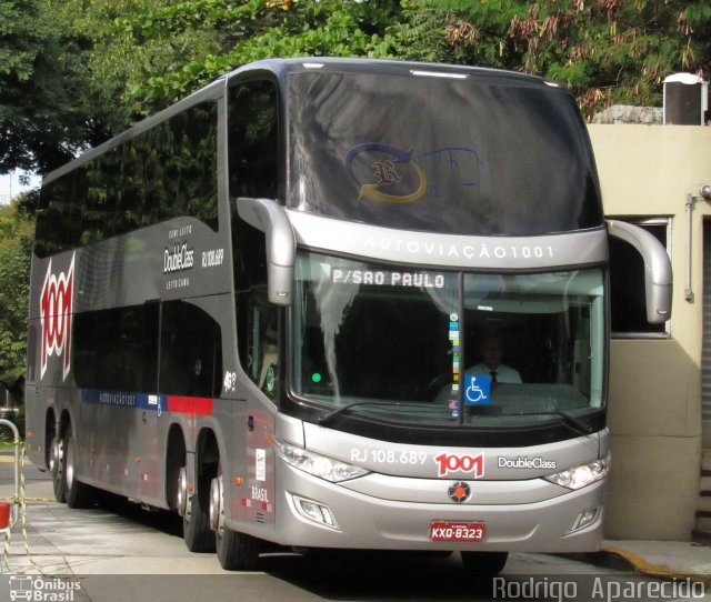 Auto Viação 1001 RJ 108.689 na cidade de São Paulo, São Paulo, Brasil, por Rodrigo  Aparecido. Número da foto: #5759692.