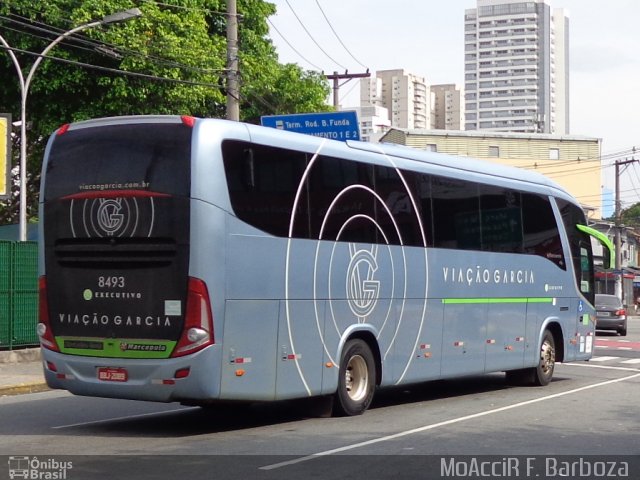 Viação Garcia 8493 na cidade de São Paulo, São Paulo, Brasil, por Moaccir  Francisco Barboza. Número da foto: #5761630.