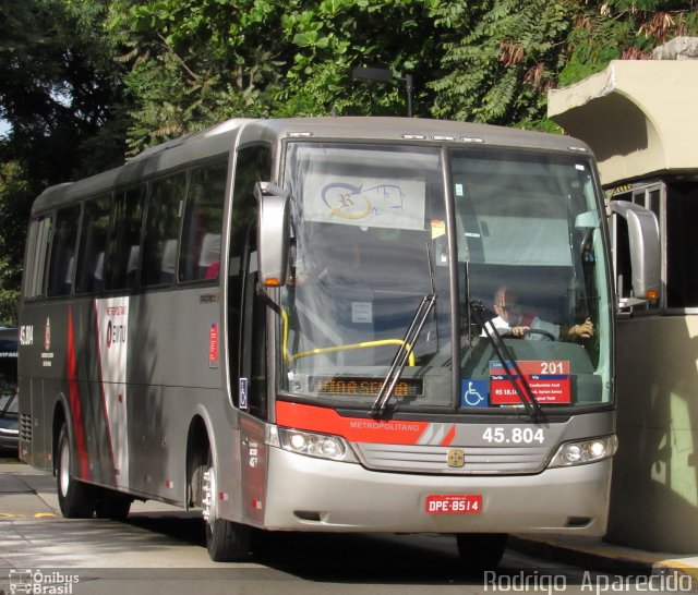 Empresa de Ônibus Pássaro Marron 45.804 na cidade de São Paulo, São Paulo, Brasil, por Rodrigo  Aparecido. ID da foto: 5763148.