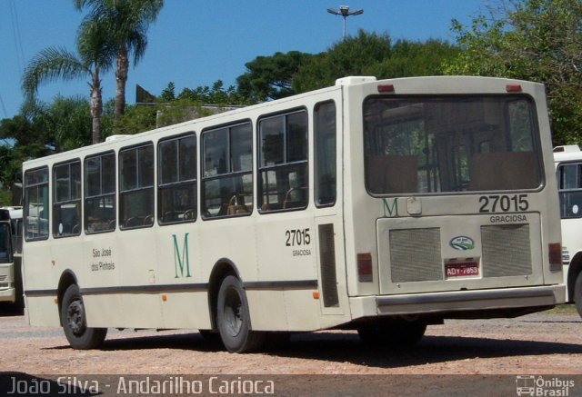 Viação Graciosa 27015 na cidade de Curitiba, Paraná, Brasil, por João Silva. ID da foto: 5761563.