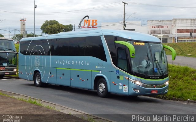 Viação Garcia 7426 na cidade de Campinas, São Paulo, Brasil, por Prisco Martin Pereira. ID da foto: 5762476.