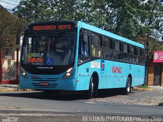 Empresa de Transporte Coletivo Viamão 8317 na cidade de Viamão, Rio Grande do Sul, Brasil, por Fabiano Zimmer. ID da foto: 5763923.