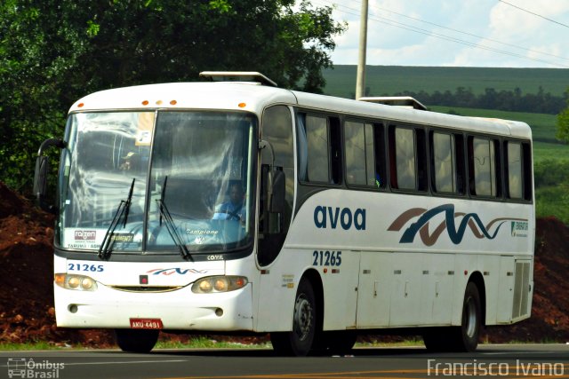 AVOA - Auto Viação Ourinhos Assis 21265 na cidade de Tarumã, São Paulo, Brasil, por Francisco Ivano. ID da foto: 5765063.