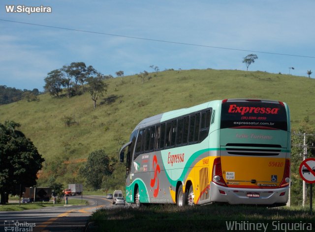 Expressa Turismo 55420 na cidade de Viana, Espírito Santo, Brasil, por Whitiney Siqueira. Número da foto: #5764399.
