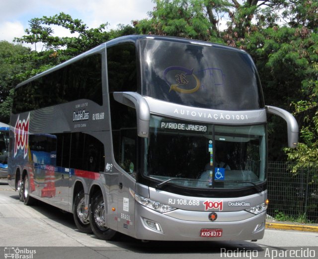 Auto Viação 1001 RJ 108.688 na cidade de São Paulo, São Paulo, Brasil, por Rodrigo  Aparecido. Número da foto: #5764706.