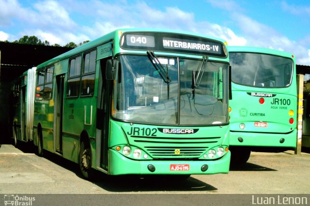 Auto Viação Água Verde JR102 na cidade de Curitiba, Paraná, Brasil, por Luan Lenon. Número da foto: #5763354.