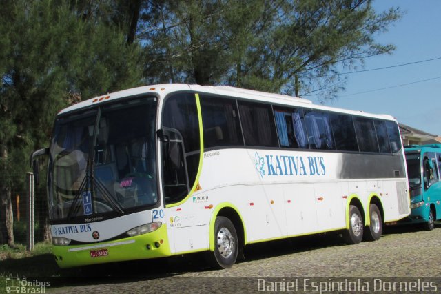 Kativa Bus 8239 na cidade de Tramandaí, Rio Grande do Sul, Brasil, por Daniel Espindola Dorneles. ID da foto: 5764347.