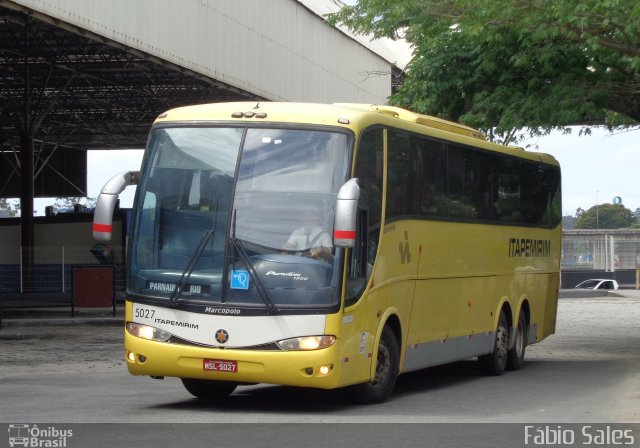 Viação Itapemirim 5027 na cidade de Vitória, Espírito Santo, Brasil, por Fábio Sales. Número da foto: #5765180.