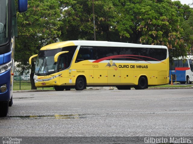 Ouro de Minas Transportes e Turismo 1303 na cidade de Vitória, Espírito Santo, Brasil, por Gilberto Martins. Número da foto: #5768044.