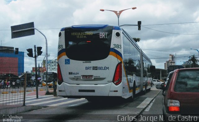 Empresa de Transportes Nova Marambaia 383 na cidade de Belém, Pará, Brasil, por Carlos Jorge N.  de Castro. ID da foto: 5765995.