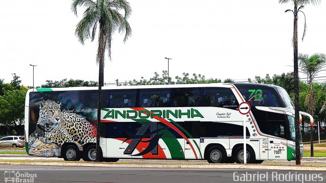 Empresa de Transportes Andorinha 7001 na cidade de Campo Grande, Mato Grosso do Sul, Brasil, por Gabriel Rodrigues. Número da foto: #5767602.
