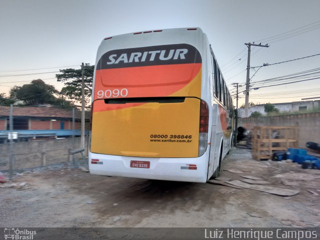 Saritur - Santa Rita Transporte Urbano e Rodoviário 9090 na cidade de Belo Horizonte, Minas Gerais, Brasil, por Luiz Henrique Campos. Número da foto: #5767955.