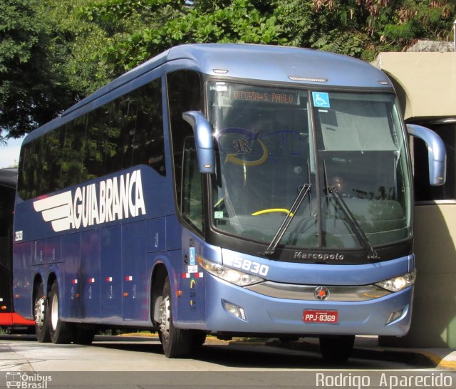 Viação Águia Branca 25830 na cidade de São Paulo, São Paulo, Brasil, por Rodrigo  Aparecido. Número da foto: #5768034.
