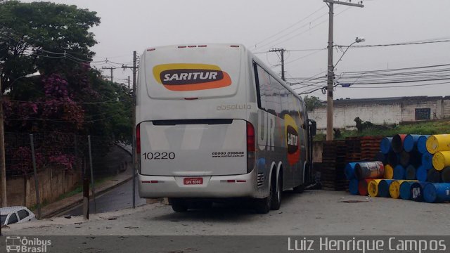 Saritur - Santa Rita Transporte Urbano e Rodoviário 10220 na cidade de Belo Horizonte, Minas Gerais, Brasil, por Luiz Henrique Campos. Número da foto: #5767963.