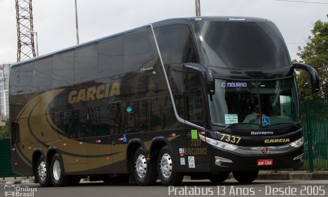 Viação Garcia 7337 na cidade de São Paulo, São Paulo, Brasil, por Cristiano Soares da Silva. ID da foto: 5768406.