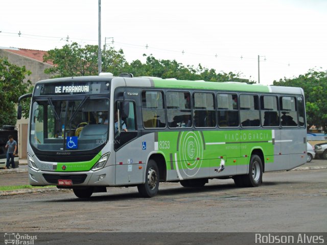 Viação Garcia 8253 na cidade de Paranavaí, Paraná, Brasil, por Robson Alves. ID da foto: 5767751.