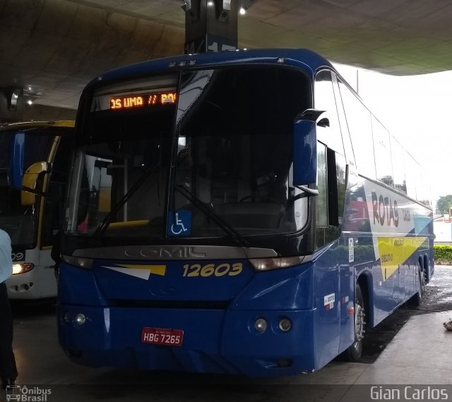 RodeRotas - Rotas de Viação do Triângulo 12603 na cidade de Uberlândia, Minas Gerais, Brasil, por Gian Carlos. Número da foto: #5765929.