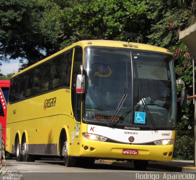 Kaissara - Viação Caiçara 15462 na cidade de São Paulo, São Paulo, Brasil, por Rodrigo  Aparecido. ID da foto: 5767999.