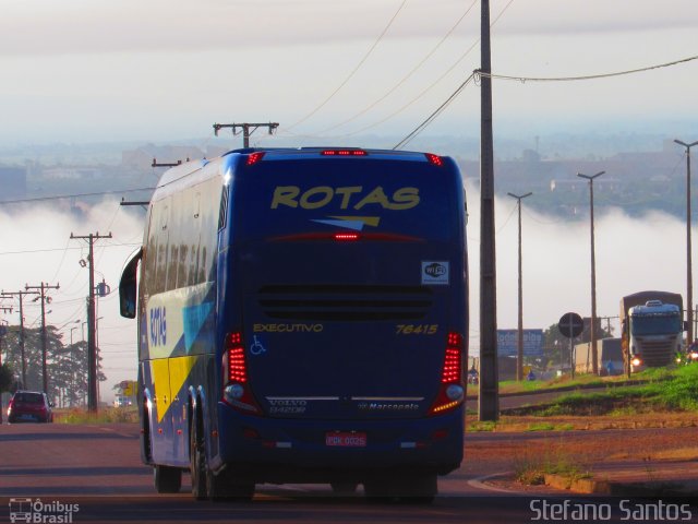 RodeRotas - Rotas de Viação do Triângulo 76415 na cidade de Rondonópolis, Mato Grosso, Brasil, por Stefano  Rodrigues dos Santos. Número da foto: #5770781.