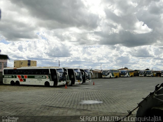 Empresa Gontijo de Transportes Garagem VCO na cidade de Vitória da Conquista, Bahia, Brasil, por Sérgio Augusto Braga Canuto. ID da foto: 5770401.