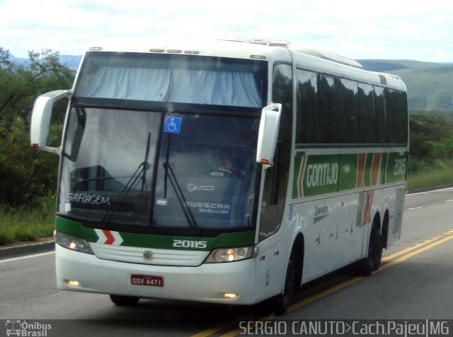 Empresa Gontijo de Transportes 20115 na cidade de Cachoeira de Pajeú, Minas Gerais, Brasil, por Sérgio Augusto Braga Canuto. Número da foto: #5770438.