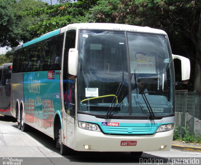 Empresa de Ônibus Nossa Senhora da Penha 35115 na cidade de São Paulo, São Paulo, Brasil, por Rodrigo  Aparecido. ID da foto: 5770344.