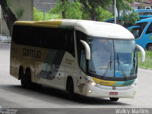 Empresa Gontijo de Transportes 18535 na cidade de João Pessoa, Paraíba, Brasil, por Walky Martins Nascimento. ID da foto: 5770056.