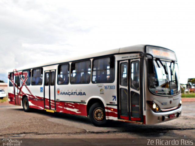 VAT - Viação Araçatuba de Transportes Ltda 167303 na cidade de Andradina, São Paulo, Brasil, por Zé Ricardo Reis. ID da foto: 5770026.