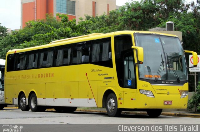 Viação Itapemirim 48111 na cidade de São Paulo, São Paulo, Brasil, por Cleverson dos Reis Giraldi. ID da foto: 5770395.