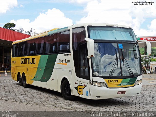 Empresa Gontijo de Transportes 12630 na cidade de João Monlevade, Minas Gerais, Brasil, por Antonio Carlos Fernandes. Número da foto: #5768895.