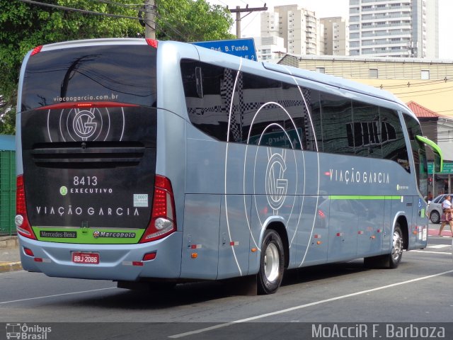 Viação Garcia 8413 na cidade de São Paulo, São Paulo, Brasil, por Moaccir  Francisco Barboza. ID da foto: 5769420.