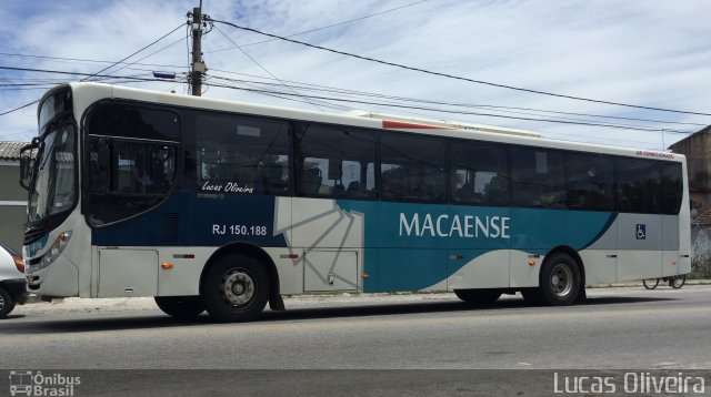 Rápido Macaense RJ 150.188 na cidade de Rio das Ostras, Rio de Janeiro, Brasil, por Lucas Oliveira. ID da foto: 5769464.