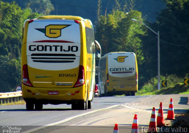 Empresa Gontijo de Transportes 18960 na cidade de Atibaia, São Paulo, Brasil, por Felipe Carvalho. Número da foto: #5773157.