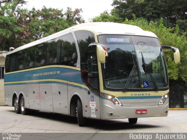 Viação Cometa 1404 na cidade de São Paulo, São Paulo, Brasil, por Rodrigo  Aparecido. ID da foto: 5772326.