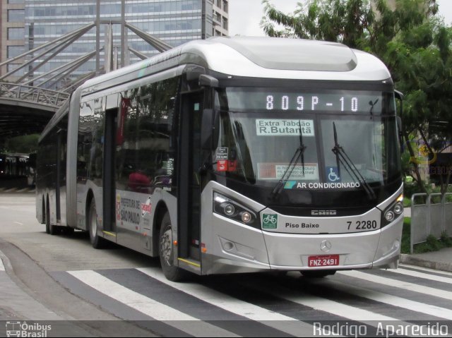 Viação Campo Belo 7 2280 na cidade de São Paulo, São Paulo, Brasil, por Rodrigo  Aparecido. Número da foto: #5772266.