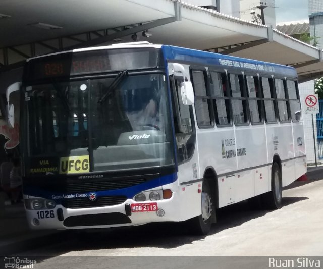Viação Cabral e Santa Rosa - Consórcio Santa Maria 1026 na cidade de Campina Grande, Paraíba, Brasil, por Ruan Silva. Número da foto: #5771786.