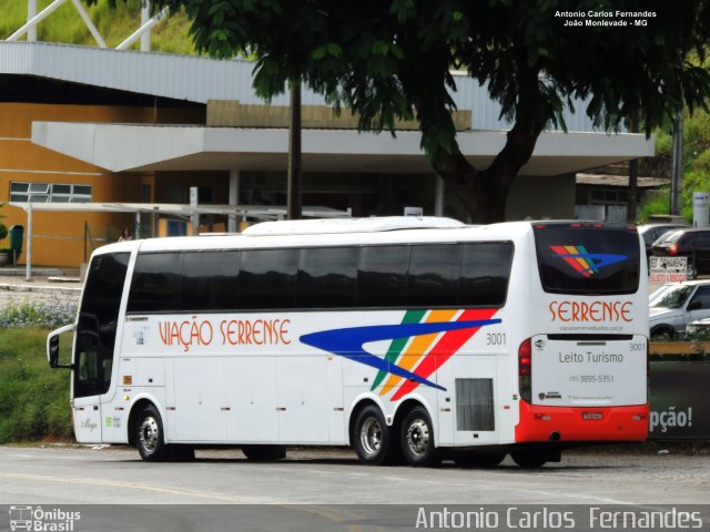 Viação Serrense 3001 na cidade de João Monlevade, Minas Gerais, Brasil, por Antonio Carlos Fernandes. Número da foto: #5771430.