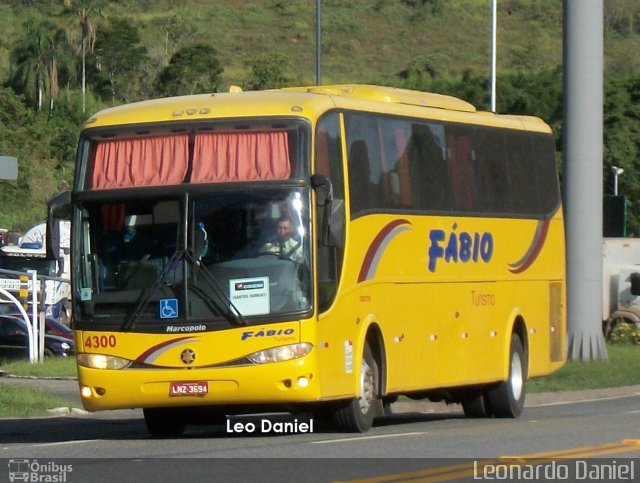 Fábio Turismo 4300 na cidade de Juiz de Fora, Minas Gerais, Brasil, por Leonardo Daniel. ID da foto: 5771826.