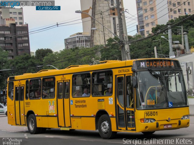 Viação Tamandaré 16801 na cidade de Curitiba, Paraná, Brasil, por Sergio Guilherme Ketes. ID da foto: 5772439.