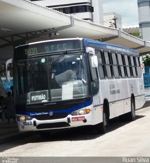 Viação Cabral e Santa Rosa - Consórcio Santa Maria 1063 na cidade de Campina Grande, Paraíba, Brasil, por Ruan Silva. Número da foto: #5771783.