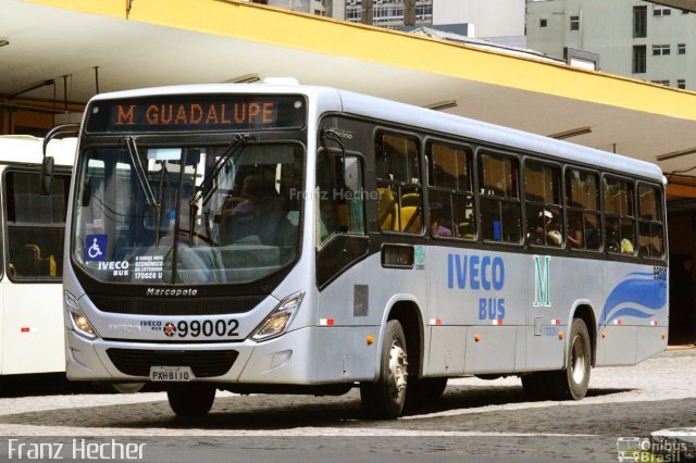 Viação Castelo Branco 99002 na cidade de Curitiba, Paraná, Brasil, por Franz Hecher. ID da foto: 5772485.